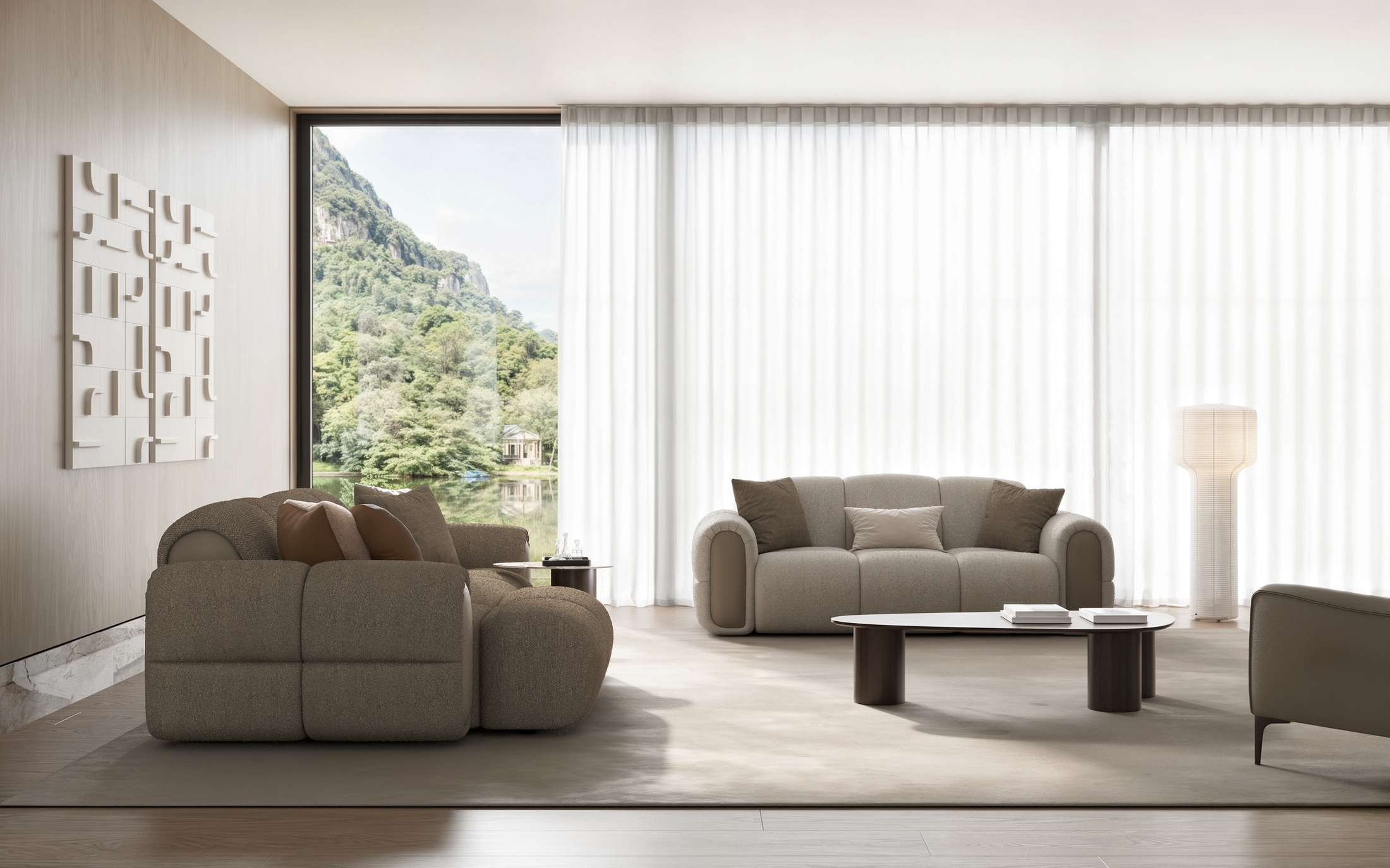 Диван BUMA 2-х мест. - 210 см