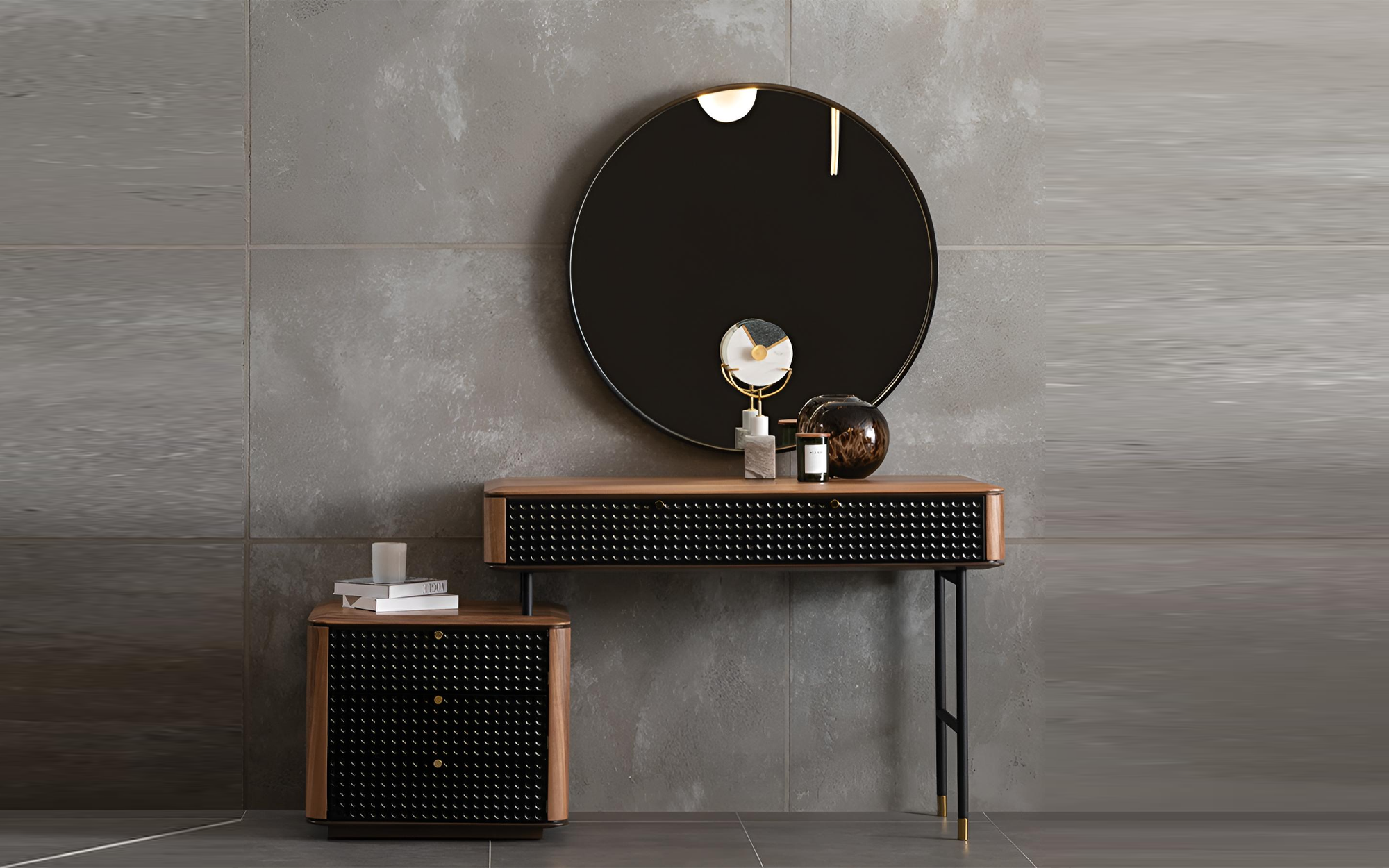 Стол туалетный JULIA с тумбой 