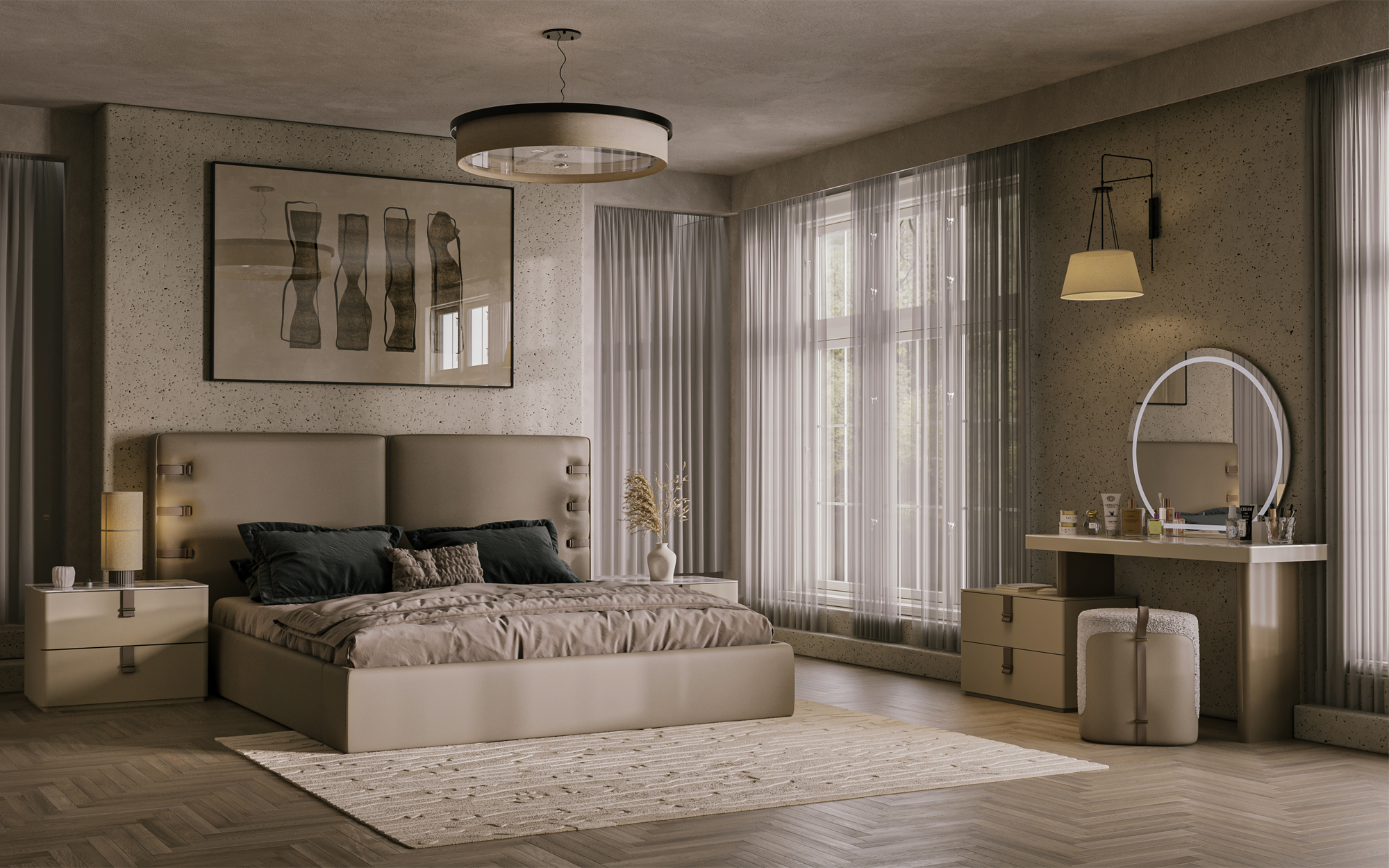 Спальня LETRA, кровать с контейнером