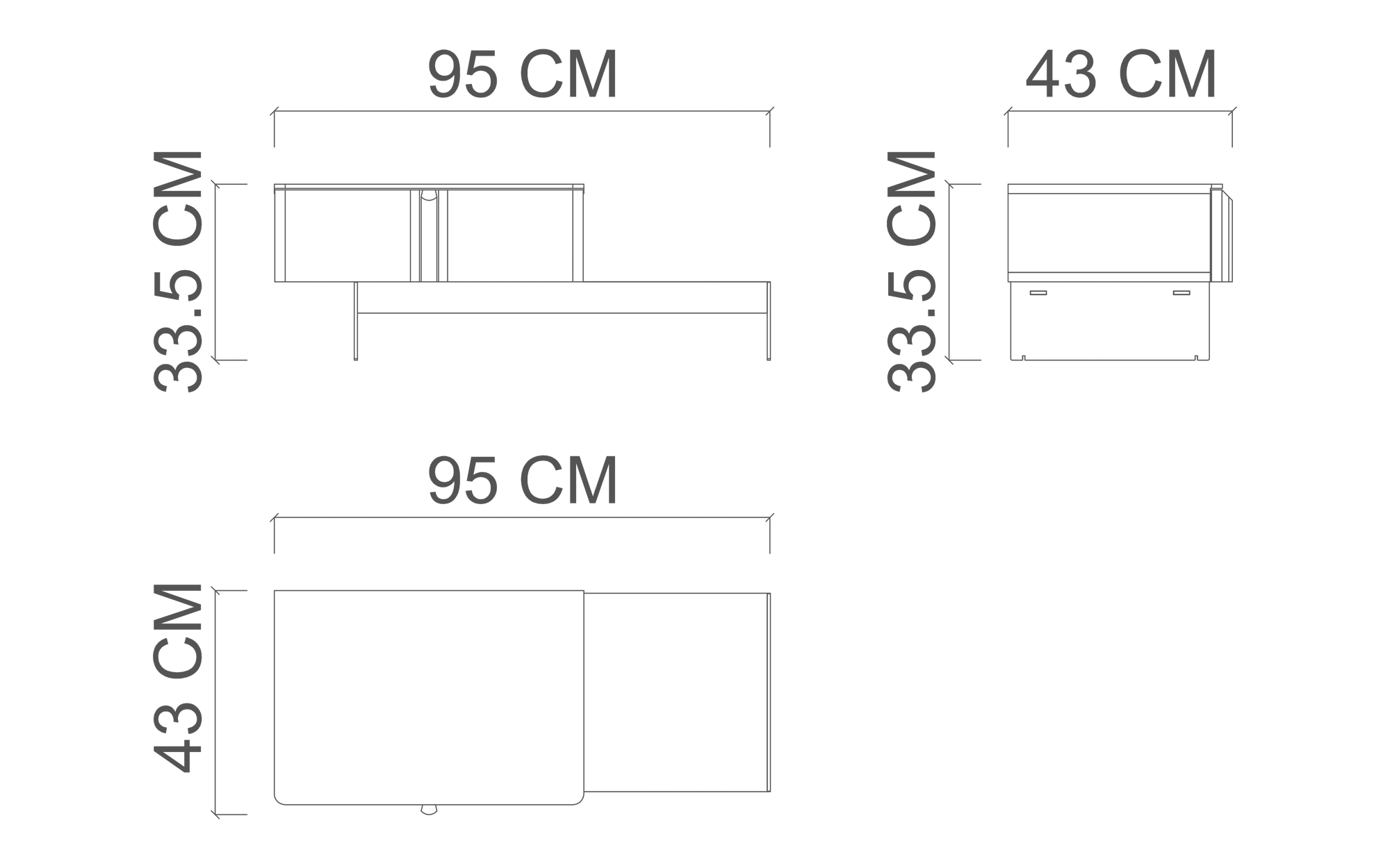 Тумба прикроватная HUGO