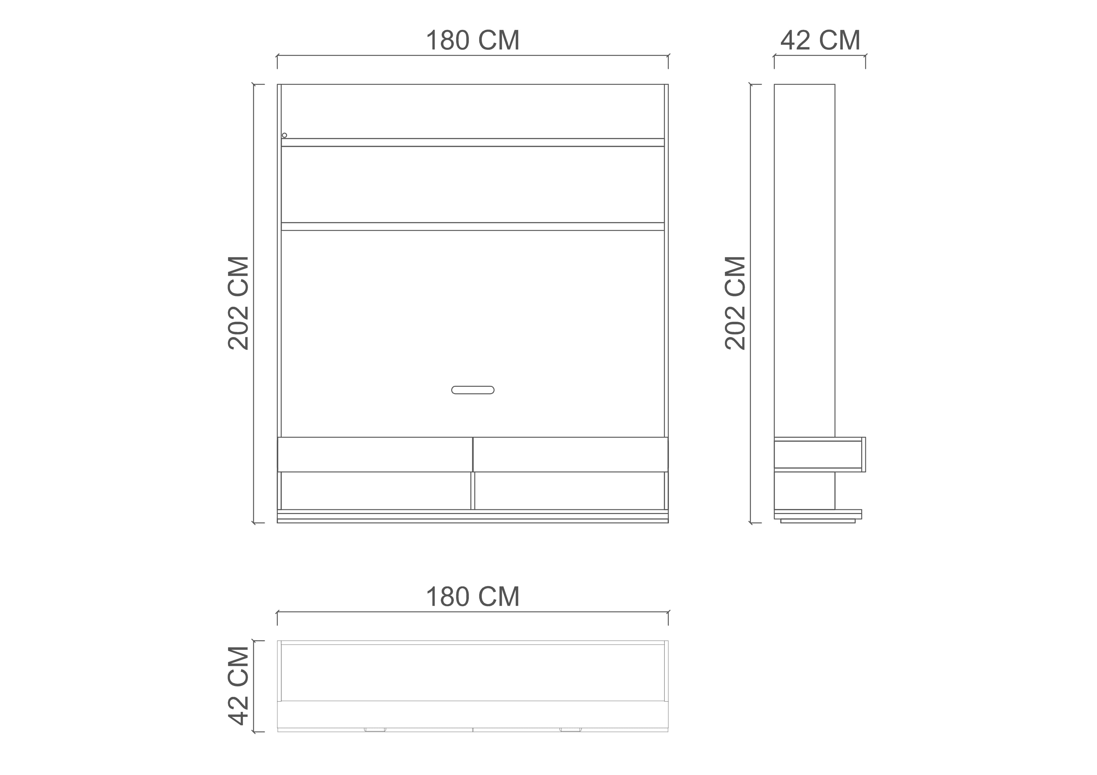 Модуль для ТВ LIPA - 180 см