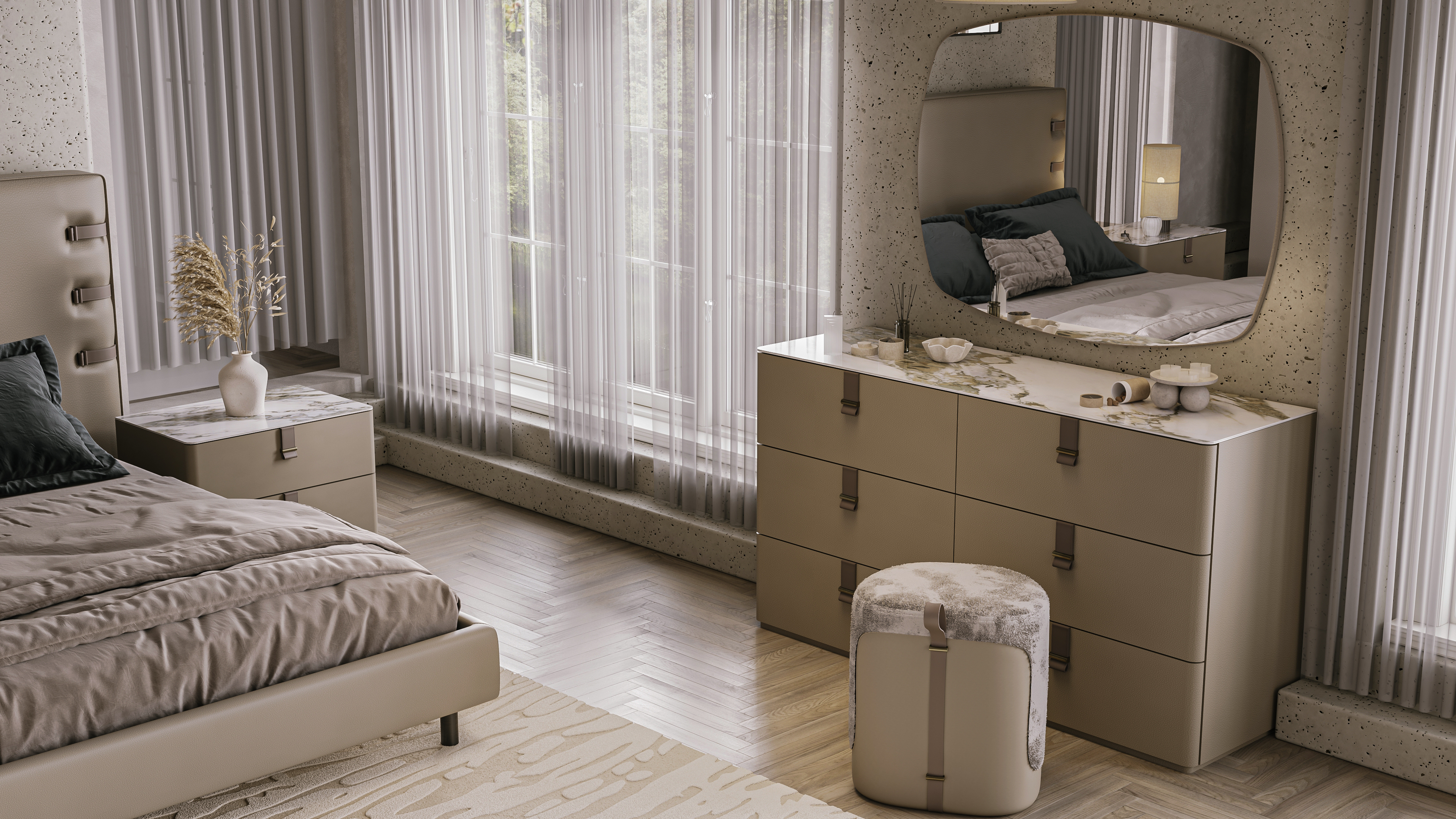 Комод LETRA 6 ящиков - 140см