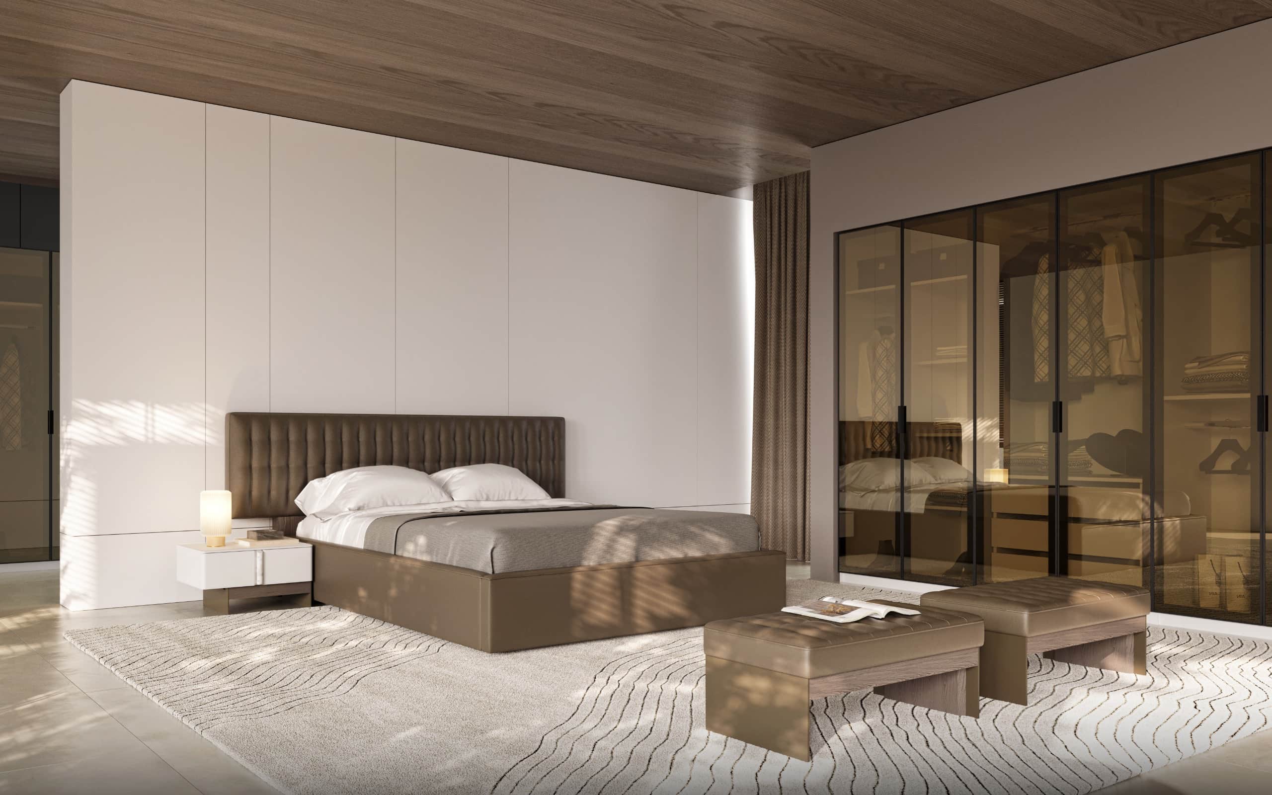 Кровать HUGO 180х200 с подъемным механизмом и ящиком для белья