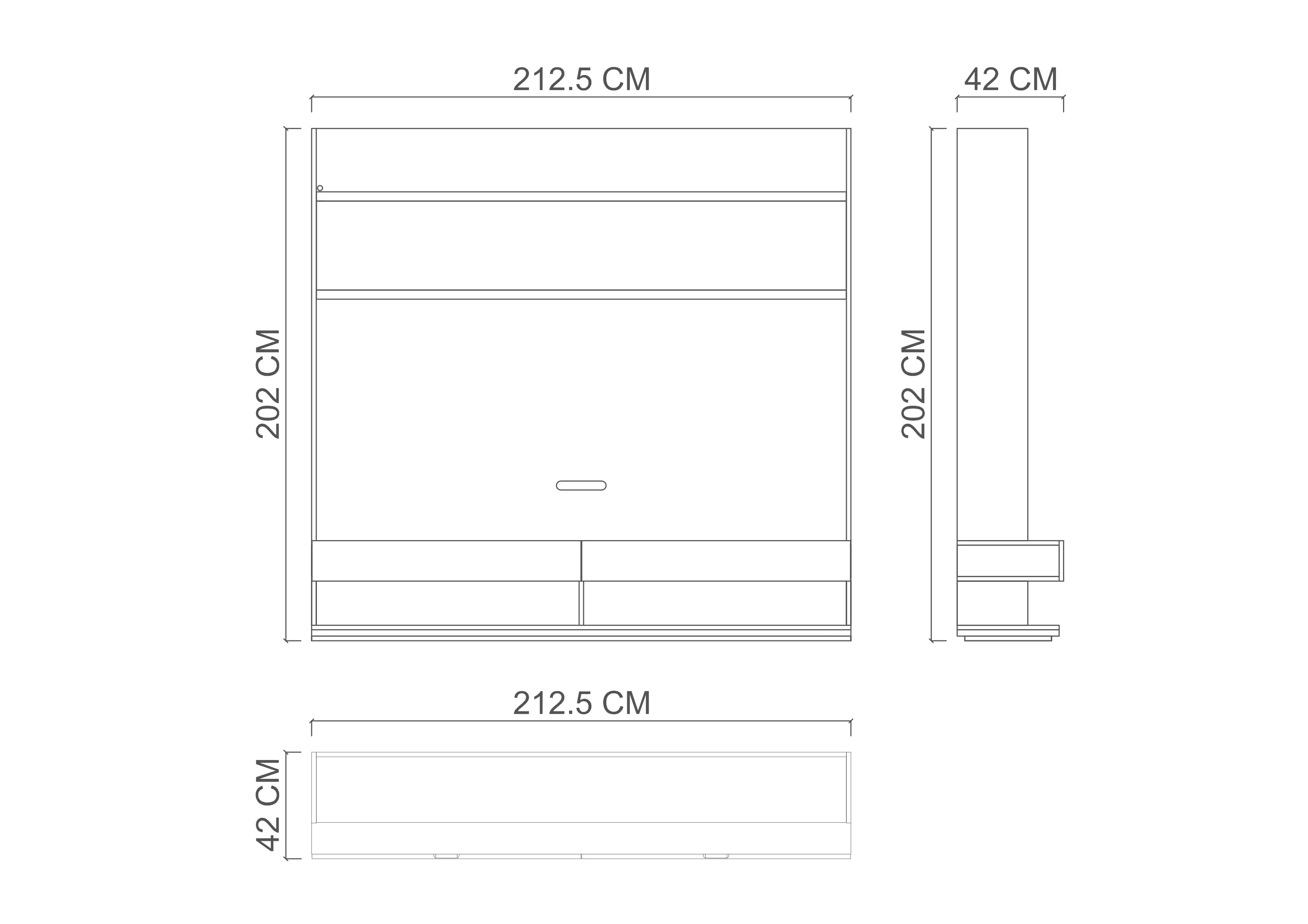 Модуль для ТВ LIPA - 213 см